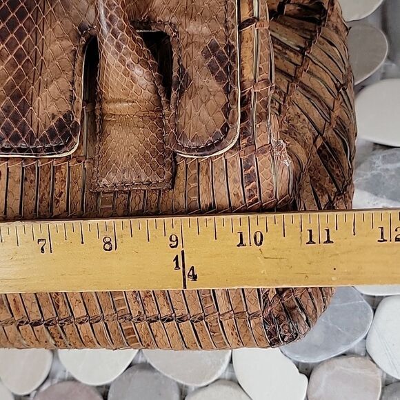 Vintage Tosca Blu python leather purse - Picture 10 of 14